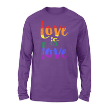Load image into Gallery viewer, Love is Love - LGBT - Standard Long Sleeve