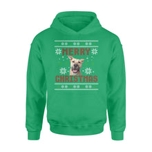 Load image into Gallery viewer, Custom Pet Face Dog Mom, Dog Lover Gift Ugly Christmas shirts NQSD7- Standard Hoodie