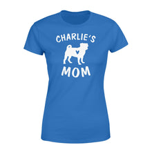 Load image into Gallery viewer, Personalized pug name mom shirt and hoodie