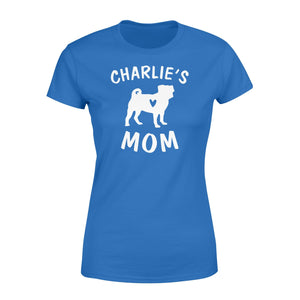 Personalized pug name mom shirt and hoodie