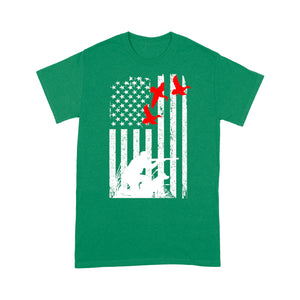 Duck hunting american flag, duck hunting dog NQSD39 - Standard T-shirt