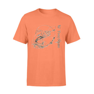Walleye fishing camo personalized walleye fishing tattoo shirt perfect gift - Standard T-shirt