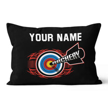 Load image into Gallery viewer, Personalized Bow And Arrow Archery Pillow Custom Gift For Archery Lovers VHM0857
