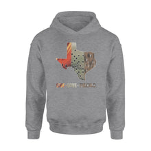 Load image into Gallery viewer, Texas slam live love fishing Texas map - Standard Hoodie