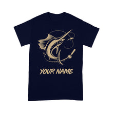 Load image into Gallery viewer, Custom Sailfish Saltwater Fishing T Shirts, Personalized Fishing Shirts FFS - IPHW454