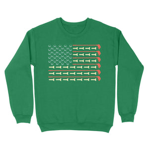 Golf Ball vintage American flag Golf Club, gifts for golf lovers D06 NQS3313 Golf Sweatshirt