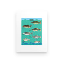 Load image into Gallery viewer, Bass fishing family poster
