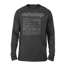 Load image into Gallery viewer, Chitterlings nutritional facts happy thanksgiving funny shirts - Standard Long Sleeve