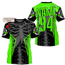 Load image into Gallery viewer, Custom logo motorcycle racing jersey UPF30+ cool bone motocross off-Road dirtbike riders racewear NMS1013