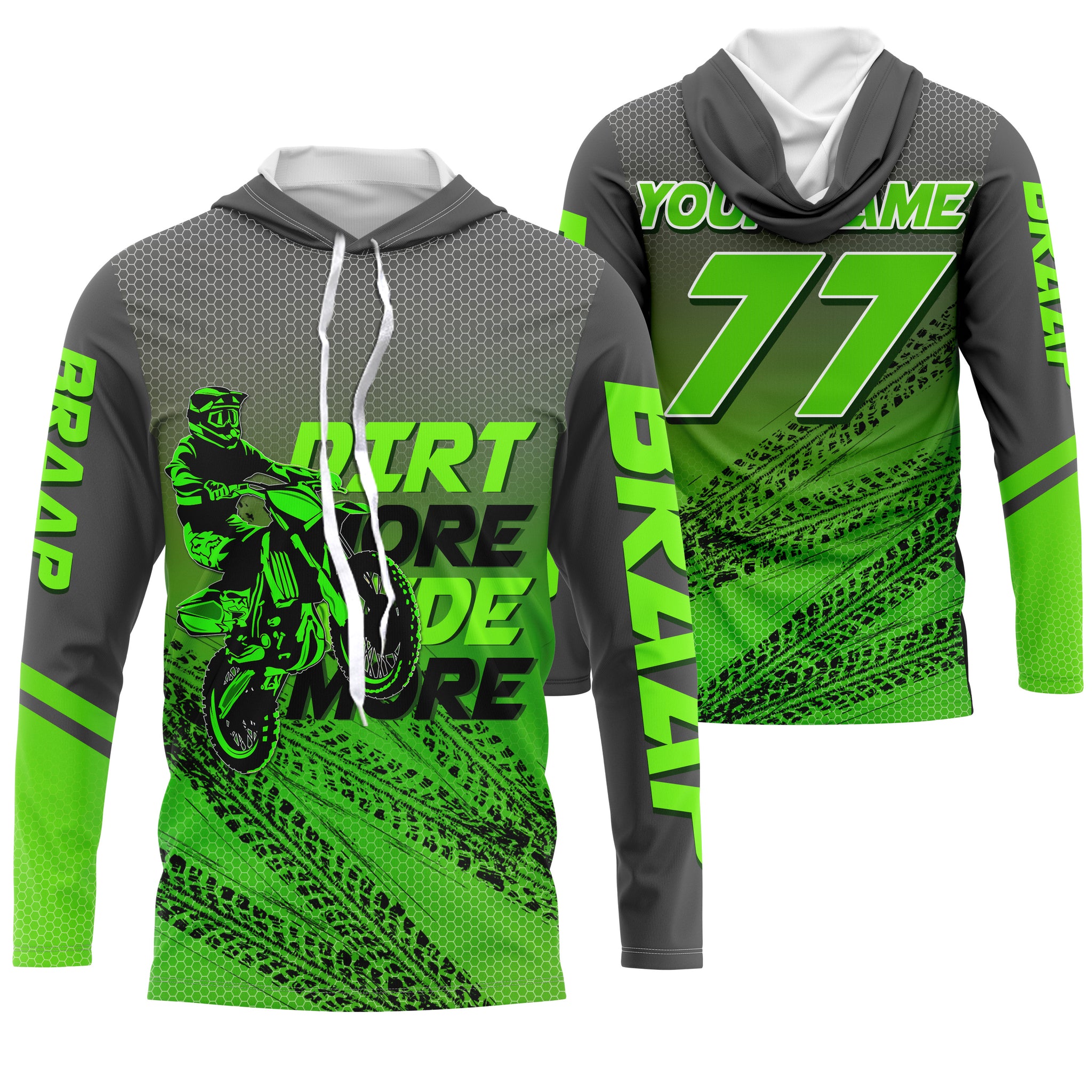 Green Camo Quad Racing Jersey Kid Men Women UPF30+ Custom ATV Motocros –  ChipteeAmz