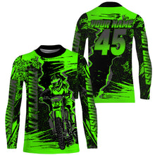 Load image into Gallery viewer, Throttle It custom motocross jersey UPF30+ kid mens womens dirt bike off-road motorcycle racewear NMS957