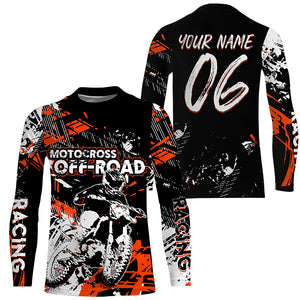 Personalized Red Motocross Jersey Youth&Adult UPF30+ Extreme Dirt Bike –  ChipteeAmz