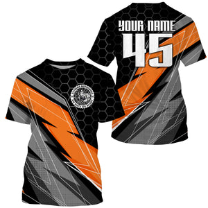Orange custom motocross jersey UPF30+ dirt bike MX racing jersey adult&kid off-road motorcycle| NMS772