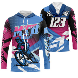 Personalized MTB jersey kid youth adult mountain bike shirt UPF30+ enduro gear men cycling clothes| SLC114