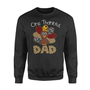 One thankful dad thanksgiving gift for him - Standard Crew Neck Sweatshirt