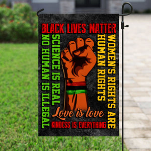 Black Lives Matter Kindness Is Everything Flag