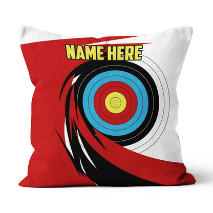 Personalized Name 3D Target Archery Throw Pillow Gift For Archery Lovers VHM0932