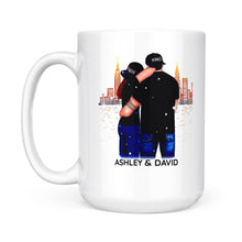 Load image into Gallery viewer, To my wife you are my queen valentine white mugs, Custom funny gifts for her, unique present for wife, girlfriend - NQS1204