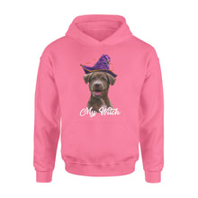 Load image into Gallery viewer, My dog is my witch - custom image for Halloween personalized gift - Standard Hoodie