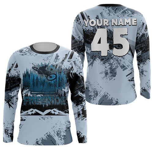 Freeride MTB shirt custom mountain bike jersey kids youth UPF30+ mens cycling jersey boys girls| SLC281