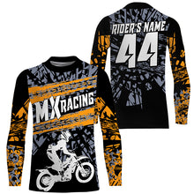 Load image into Gallery viewer, Custom MX racing jersey youth women men off-road Motocross UPF30+ biker riding shirt motorcycle PDT288