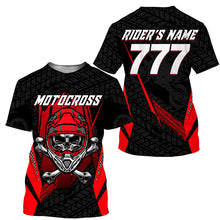 Load image into Gallery viewer, Motocross kid men women jersey personalized dirt bike for youth UPF30+ off-road motorcycle shirt PDT356