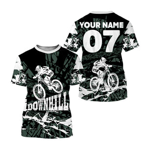 Camo Downhill MTB jersey mens UPF30+ mountain bike gear kids customized cycling jersey boys girls| SLC258