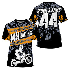 Load image into Gallery viewer, Custom MX racing jersey youth women men off-road Motocross UPF30+ biker riding shirt motorcycle PDT288