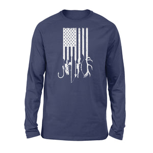 Hunting fishing US Flag shirts