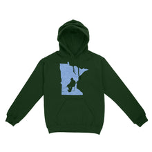 Load image into Gallery viewer, Minnesota Ice Fishing Shirts, Winter Fishing Minnesota State Love Fishing Hoodie - FSD2927 D06