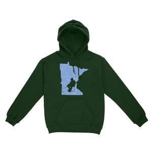 Minnesota Ice Fishing Shirts, Winter Fishing Minnesota State Love Fishing Hoodie - FSD2927 D06