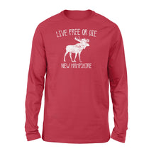 Load image into Gallery viewer, Live Free or Die New Hampshire - Standard Long Sleeve D03