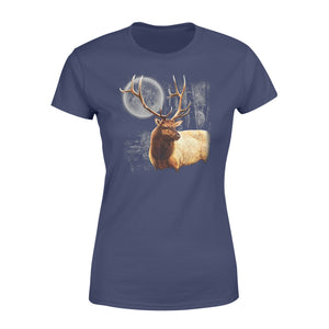 Elk under the full moon shirts