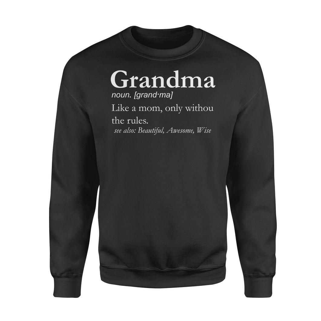 Grandma Gifts Grandma Definition shirt, cute funny gift for grandma - FSD1360D06