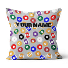 Load image into Gallery viewer, Personalized Billiard Balls Pillow Custom Throw Pillow Top Billiard Gift VHM0885