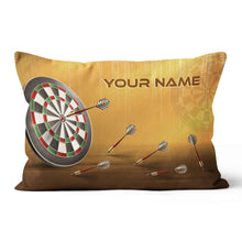 Load image into Gallery viewer, Dartboard Custom Throw Pillow Personalized Dart Gifts For Dart Lovers LDT1107