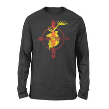 Load image into Gallery viewer, New Mexico State Flag Elk Hunting Zia Symbol Long sleeve - FSD1180 D06