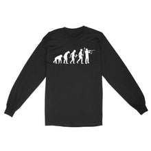 Load image into Gallery viewer, Hunting evolution, hunting gift for men long sleeve TAD02