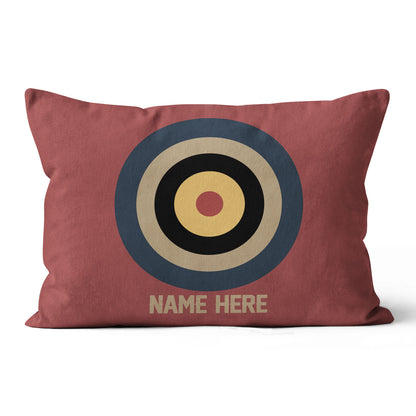 Personalized Archery Target Red Version Pillows, Best Archery Pillows TDM0868
