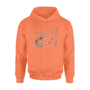 Walleye fishing camo personalized walleye fishing tattoo shirt perfect gift - Standard Hoodie