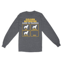 Load image into Gallery viewer, Golden Retriever Standard Long Sleeve | Funny Guide to Training dog - FSD2402D08