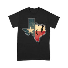 Load image into Gallery viewer, Texas fishing t shirt with Texas flag for fisherman Texas fishing forum A234