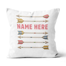 Load image into Gallery viewer, Personalized Funny Archery Arrows Throw Pillow, Archery Decorative Pillow TDM0900