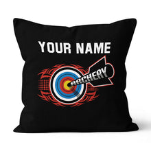 Load image into Gallery viewer, Personalized Bow And Arrow Archery Pillow Custom Gift For Archery Lovers VHM0857