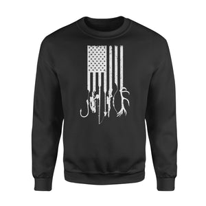 Hunting fishing US Flag shirts