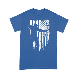 American flag bow hunting Shirts For Men Women Bow Hunter T-shirt - NQSD252