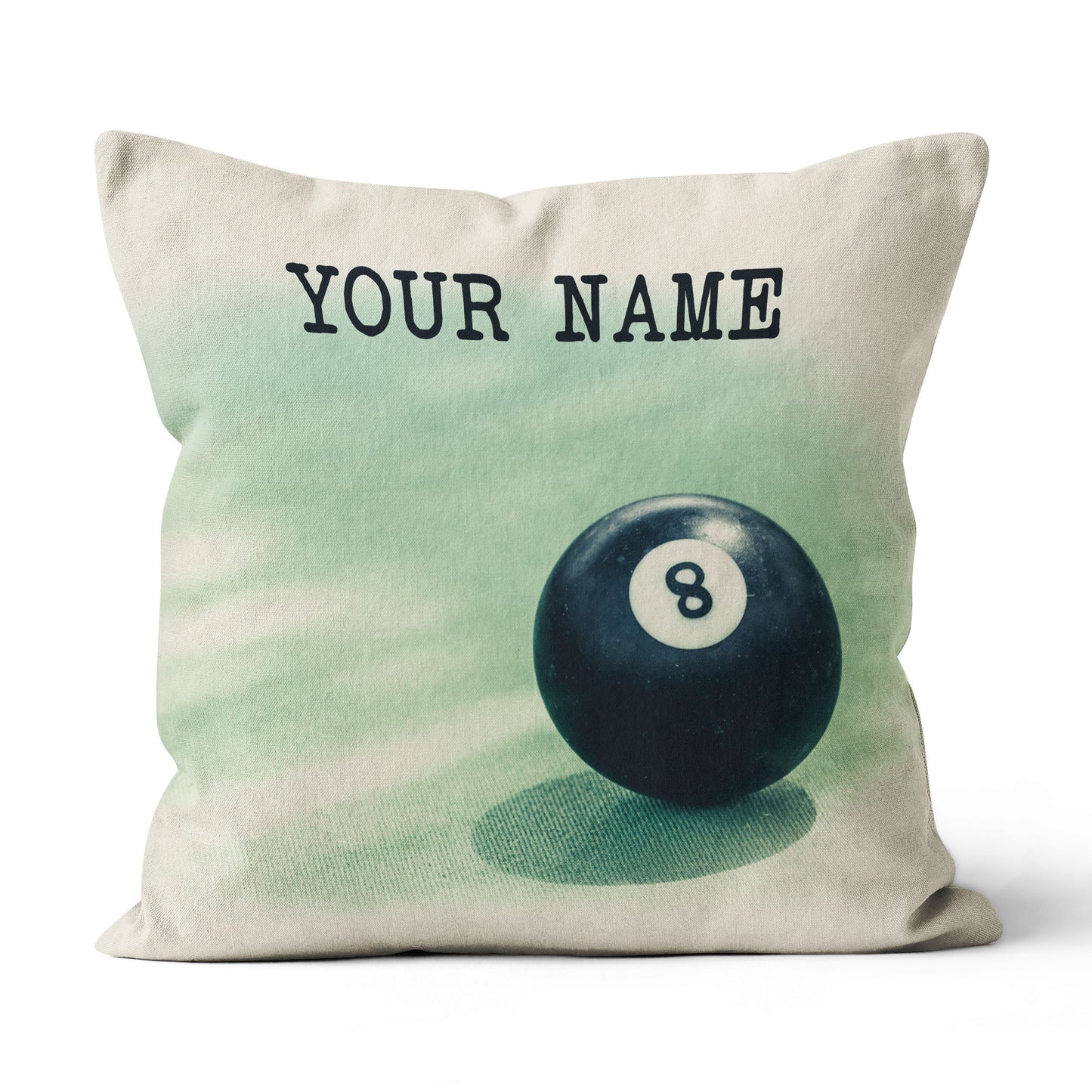 Personalized Billiard 8 Ball Pillow, Custom Throw Pillow Billiards Gifts VHM0883