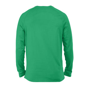 Kiss me I'm Irish Customize Name shirt Perfect gift for St Patrick's day - Standard Long Sleeve