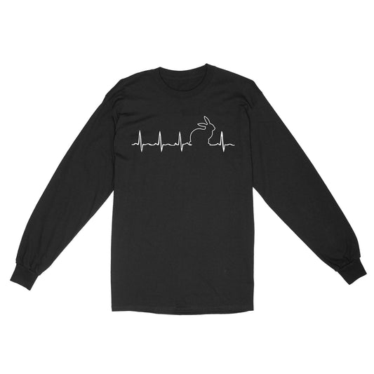 Men’s Rabbit hunting Shirt, Rabbit Pulse Heartbeat Long sleeve - FSD3787 D06
