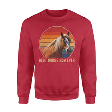 Load image into Gallery viewer, Custom photo best horse mom ever vintage personalized gift sweater